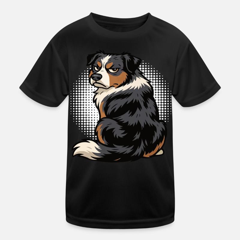 Australian Shepherd Aussie Aussiebesitzer Aussies Kinder Funktions-T-Shirt