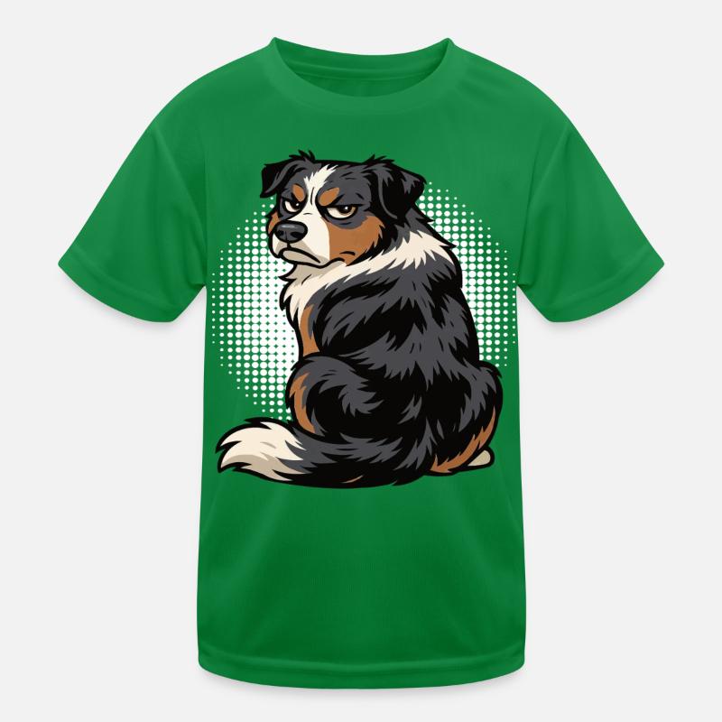 Australian Shepherd Aussie Aussiebesitzer Aussies Kinder Funktions-T-Shirt