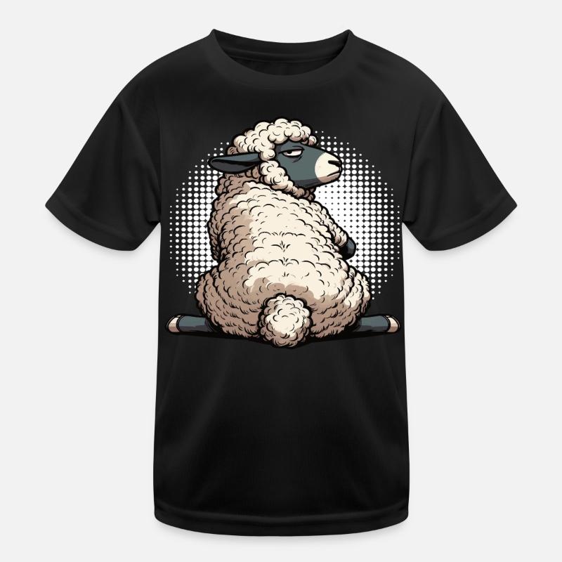Schaf Schafe Schäfer Schafhalter Schafbock Kinder Funktions-T-Shirt