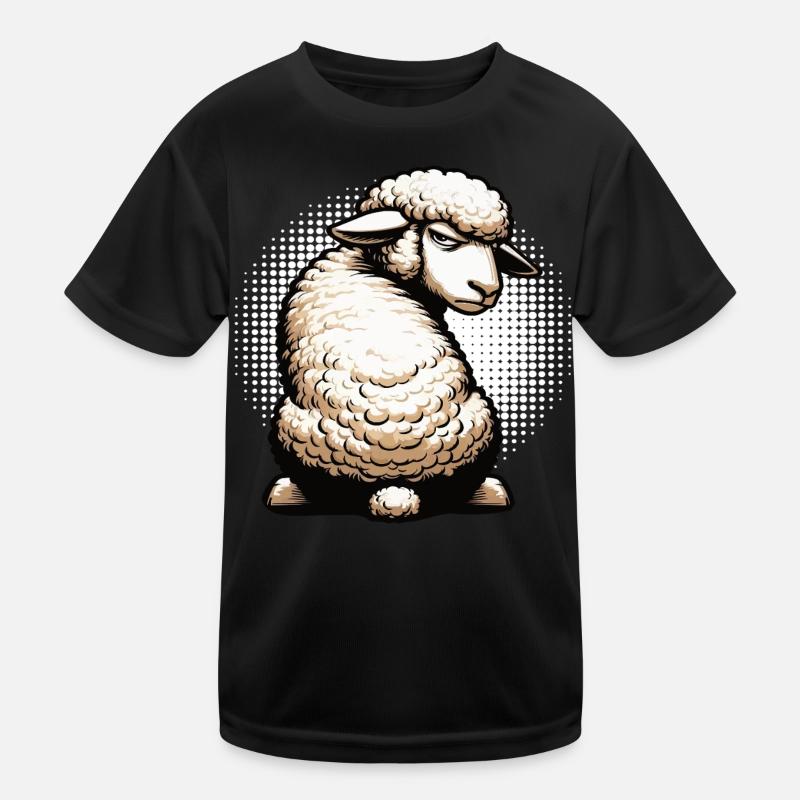 Schaf Schafe Schäfer Schafhalter Schafbock Kinder Funktions-T-Shirt