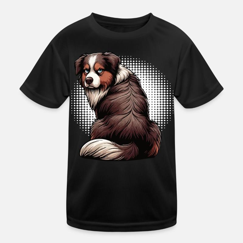 Australian Shepherd Aussie Aussiebesitzer Aussies Kinder Funktions-T-Shirt
