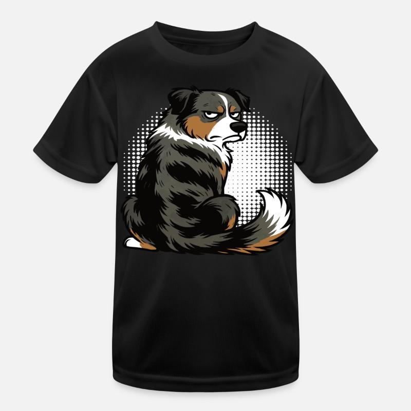 Australian Shepherd Aussie Aussiebesitzer Aussies Kinder Funktions-T-Shirt
