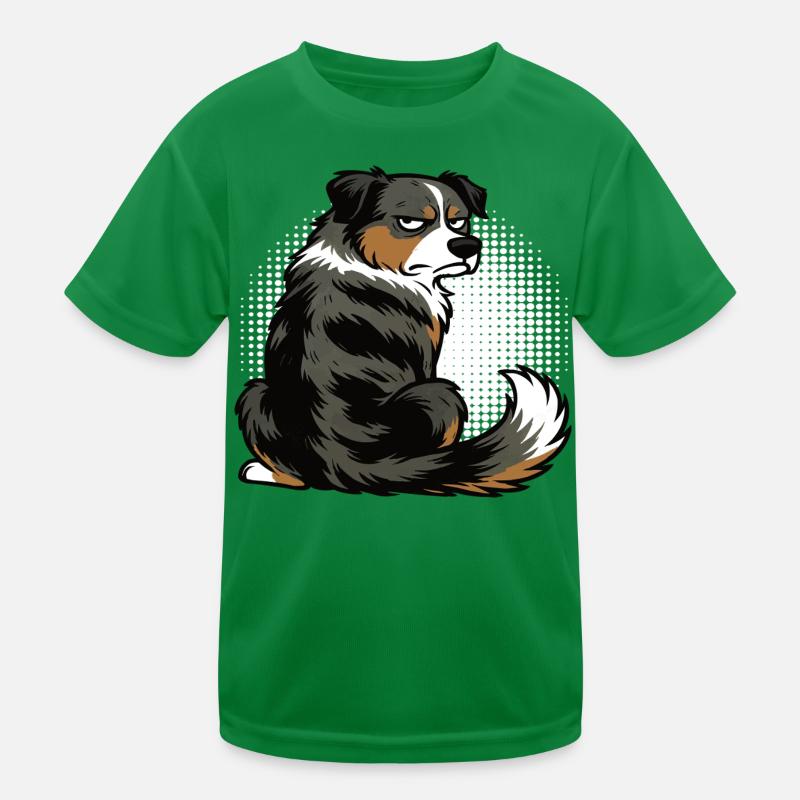 Australian Shepherd Aussie Aussiebesitzer Aussies Kinder Funktions-T-Shirt
