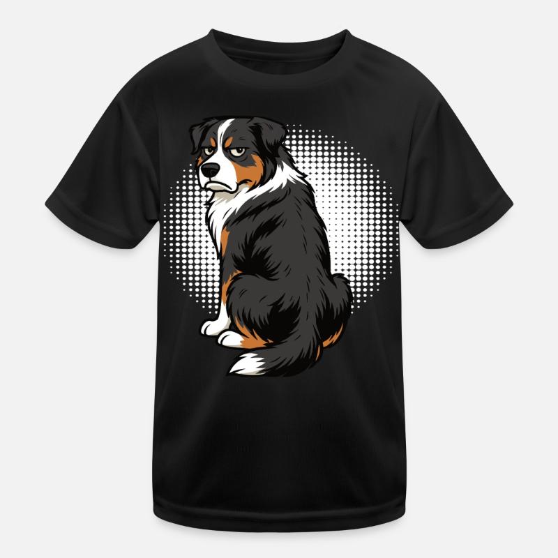 Australian Shepherd Aussie Aussiebesitzer Aussies Kinder Funktions-T-Shirt