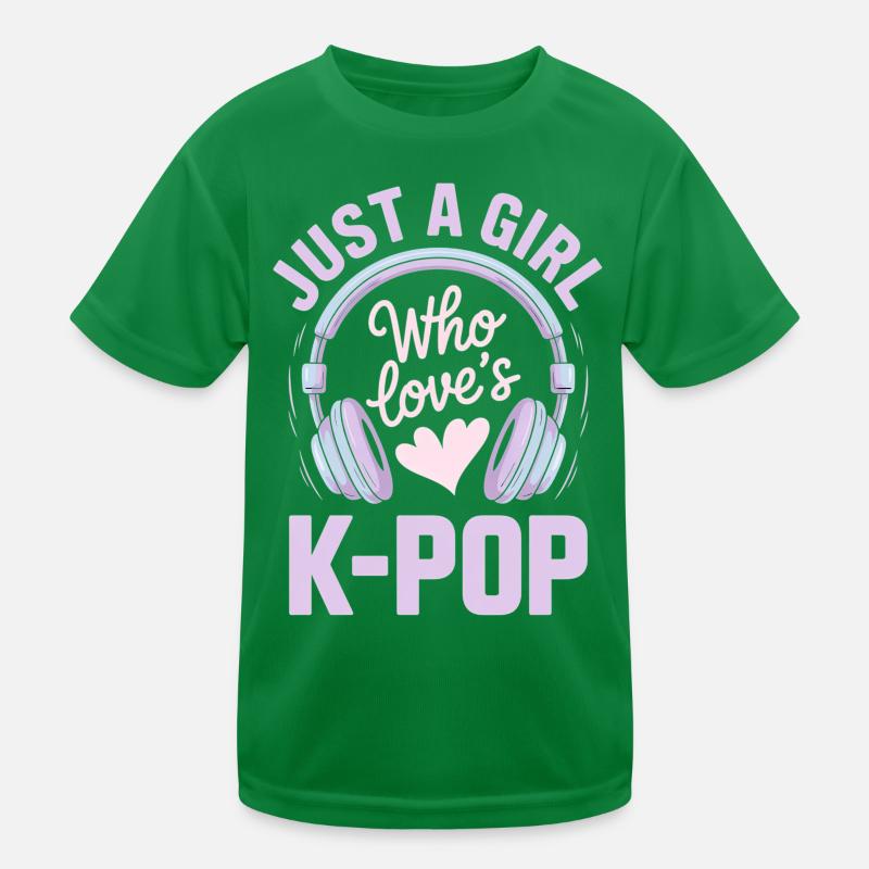 k pop Kids Functional T-Shirt