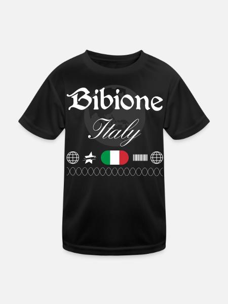 Bibione Italy Streetwear Travel Souvenir - Kids Functional T-Shirt - black - Front