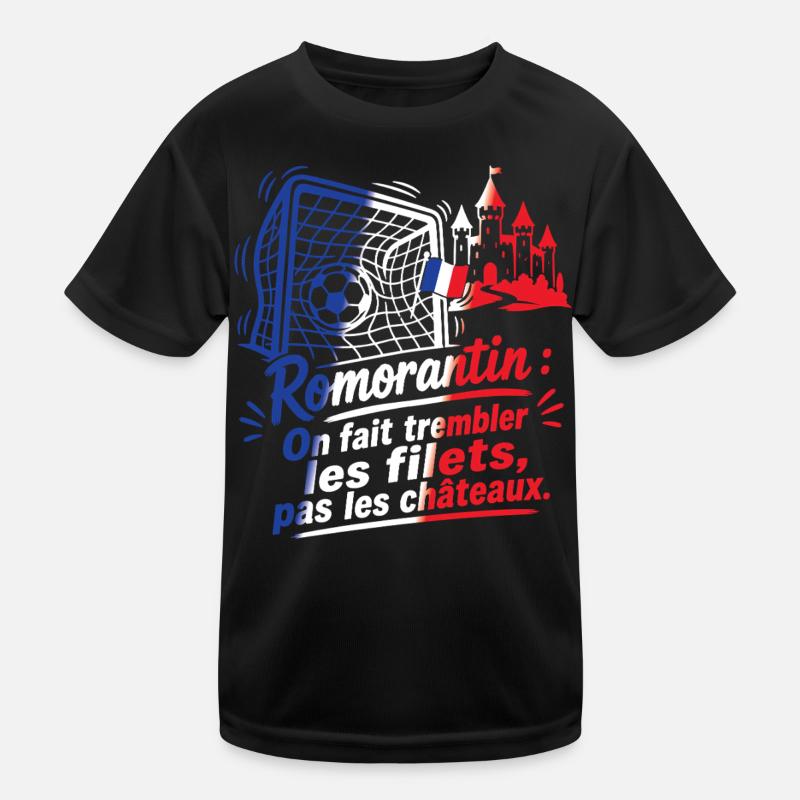 Romorantin Filets Tremblants Kinder Funktions-T-Shirt