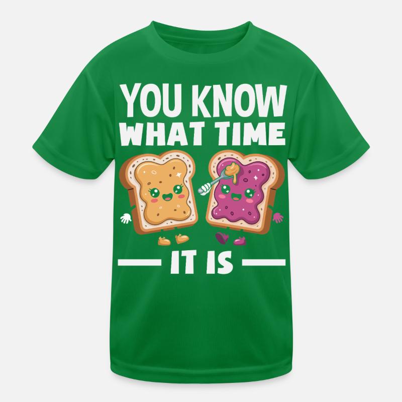 Erdnussbutter & Marmelade Partnerlook Design Kinder Funktions-T-Shirt