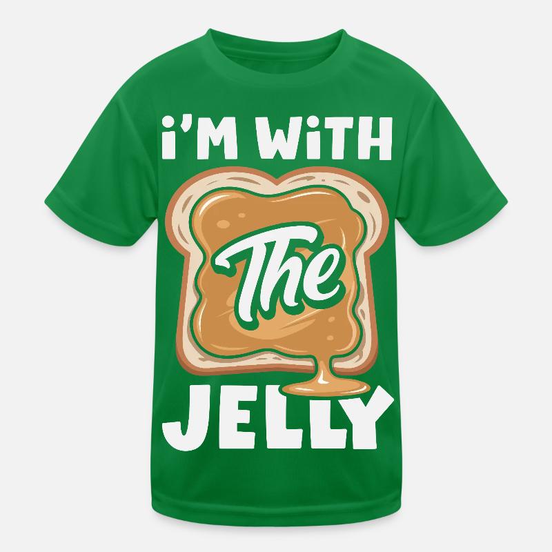 Erdnussbutter & Marmelade Partnerlook Design Kinder Funktions-T-Shirt