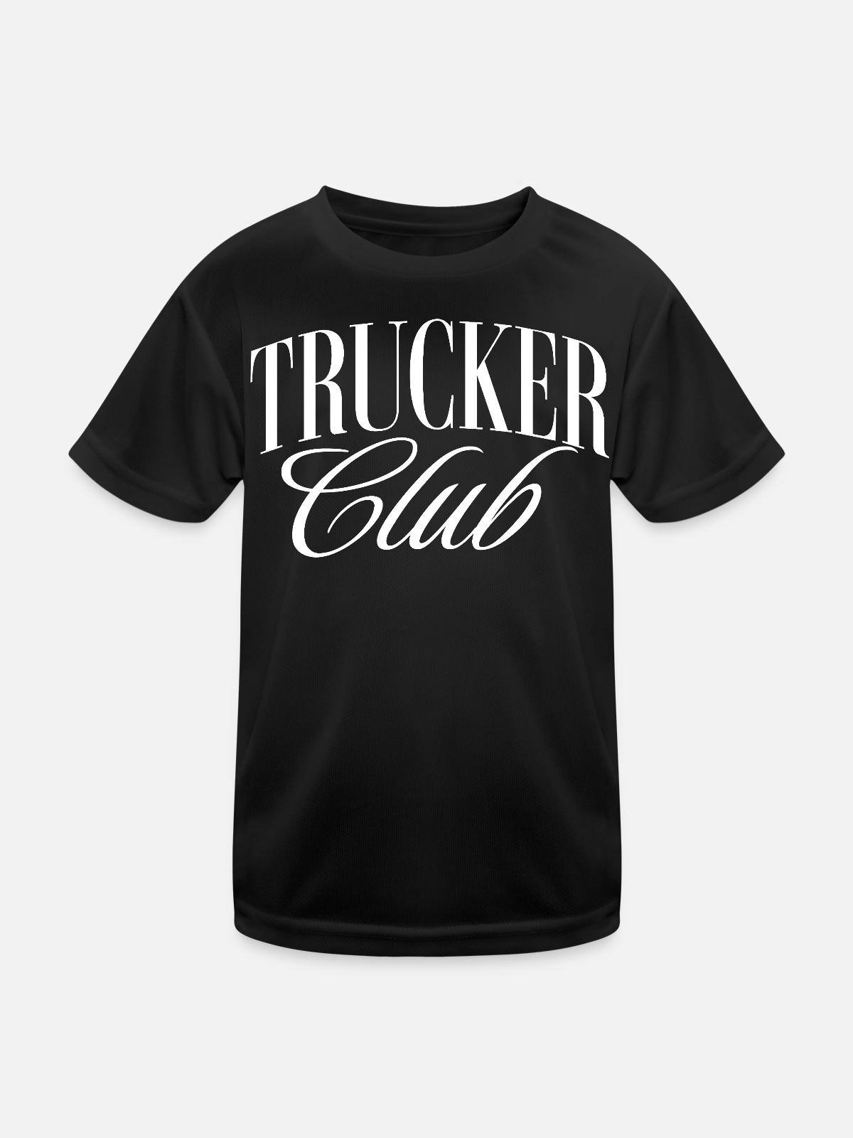 Trucker CLub - Kids Functional T-Shirt - black - Front