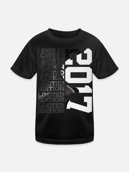 9 YEARS OLD LIMITED EDITION 2017 9TH BIRTHDAY - Kids Functional T-Shirt - black - Front