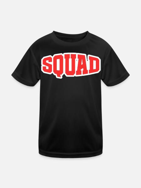 Squad - Kids Functional T-Shirt - black - Front