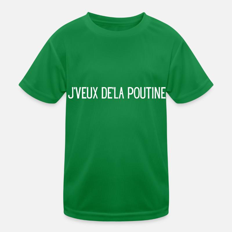 Je veux de la poutine T-shirt sport Enfant