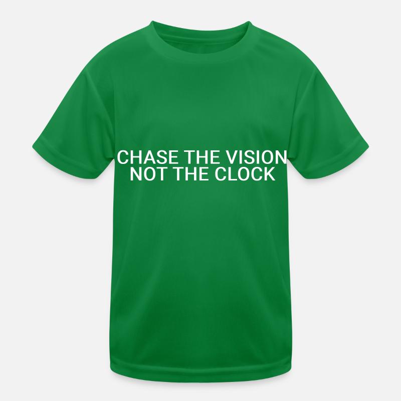 Jage der Vision, nicht der Uhr Kinder Funktions-T-Shirt