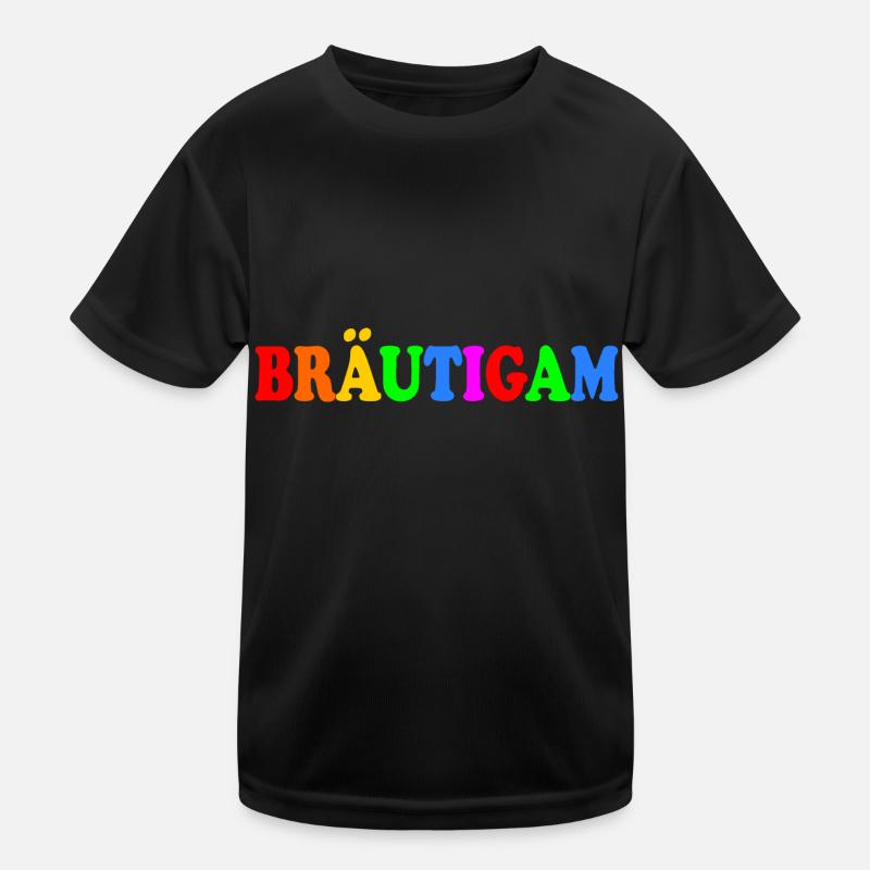 bräutigam Kinder Funktions-T-Shirt