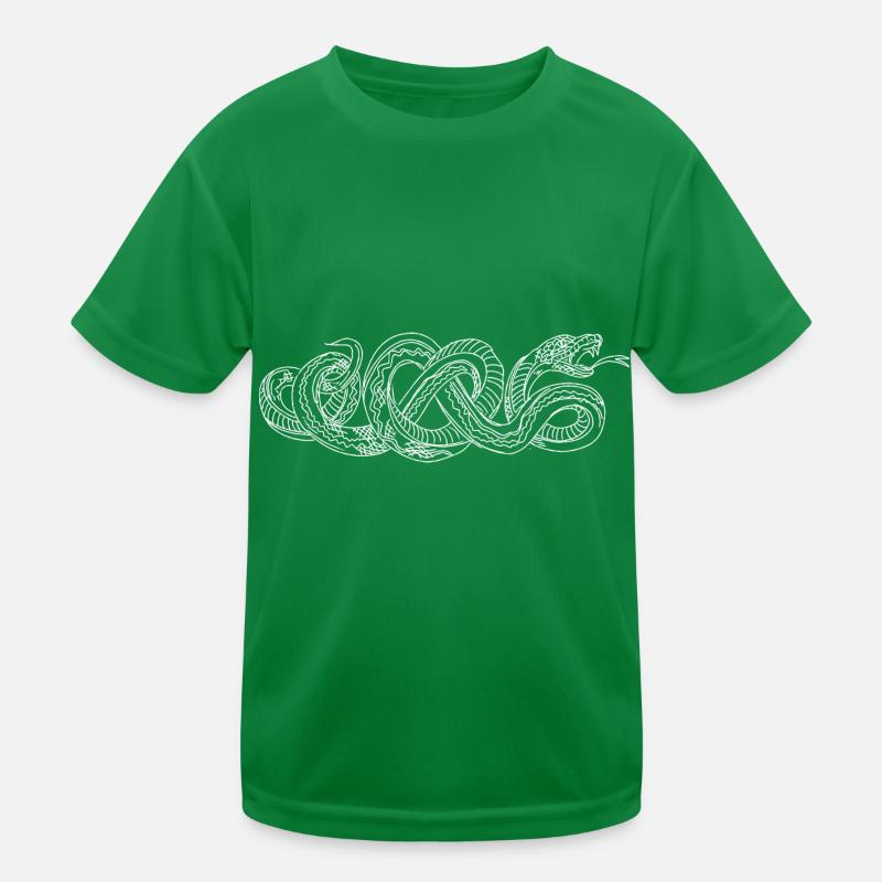 Serpent dessiné à la main T-shirt sport Enfant