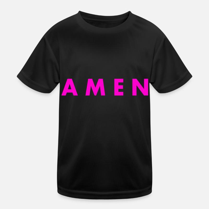Amen Kinder Funktions-T-Shirt