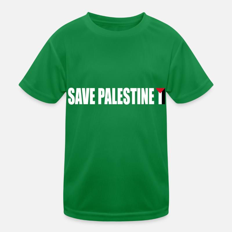 Save palestine Kinder Funktions-T-Shirt