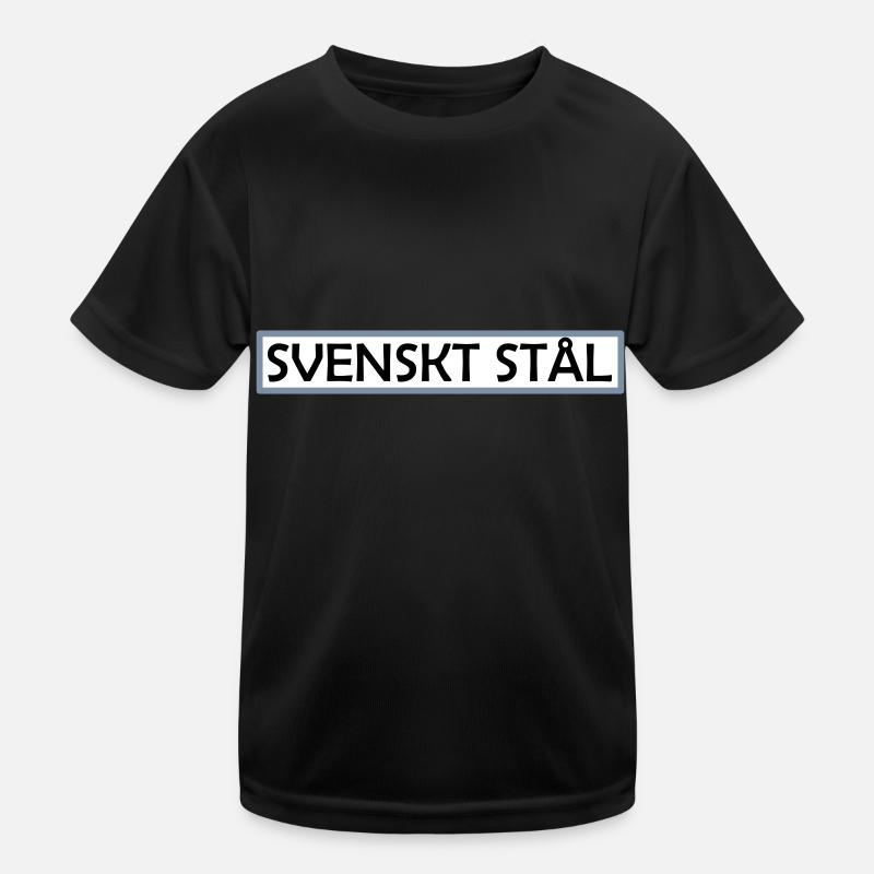 Swedish steel Kids Functional T-Shirt