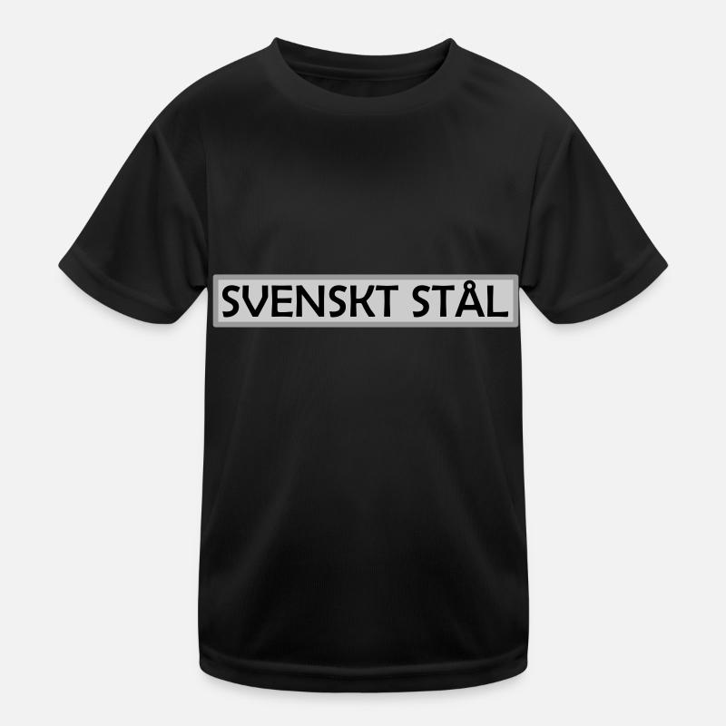 Swedish steel Kids Functional T-Shirt