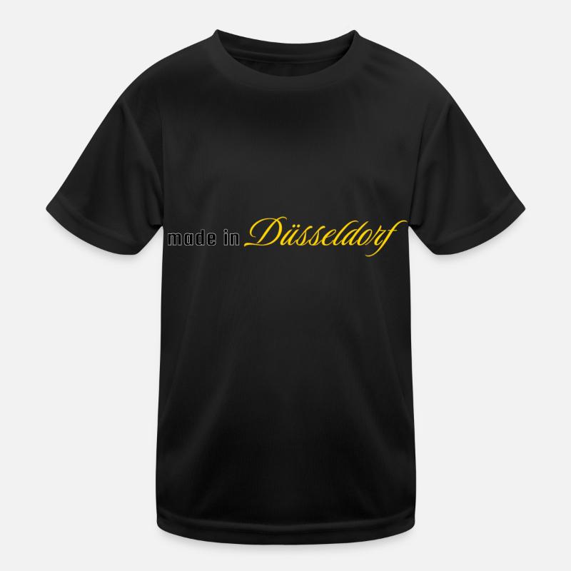 made in Dusseldorf - Kids Functional T-Shirt - black