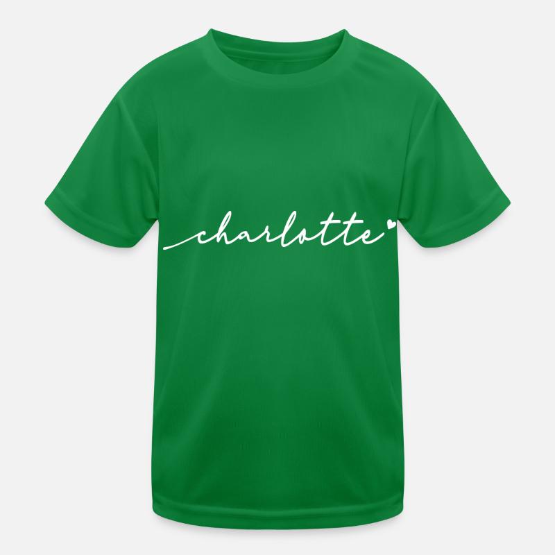 Nom cursif de Charlotte T-shirt sport Enfant