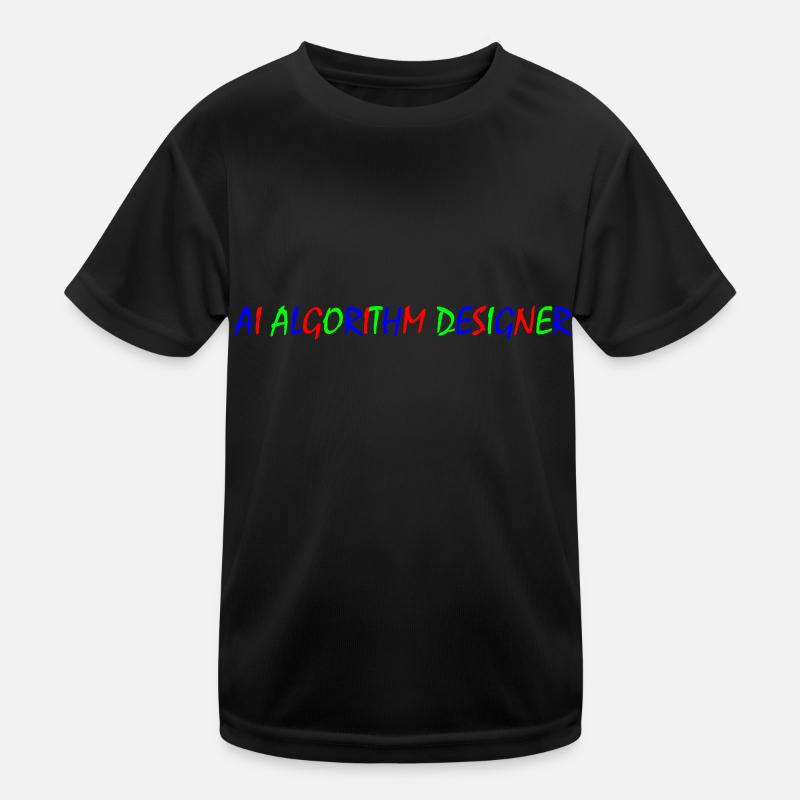 Algorithm Designer – Bunte Typografie Kinder Funktions-T-Shirt