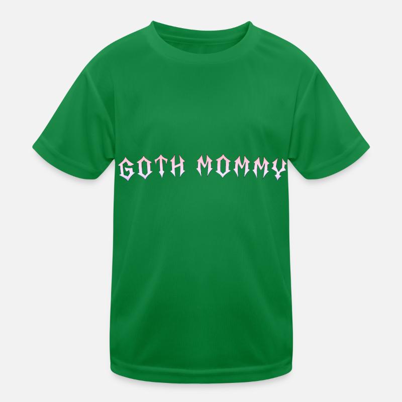 Goth Mommy! Gothic Ästhetik Y2K Cross Kinder Funktions-T-Shirt