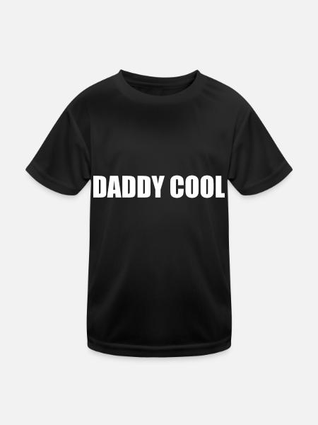 Daddy cool - T-shirt sport Enfant - noir - Devant