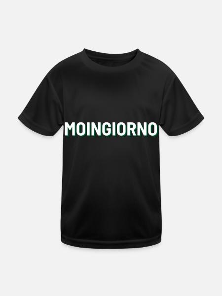 MOINGIORNO - Kids Functional T-Shirt - black - Front