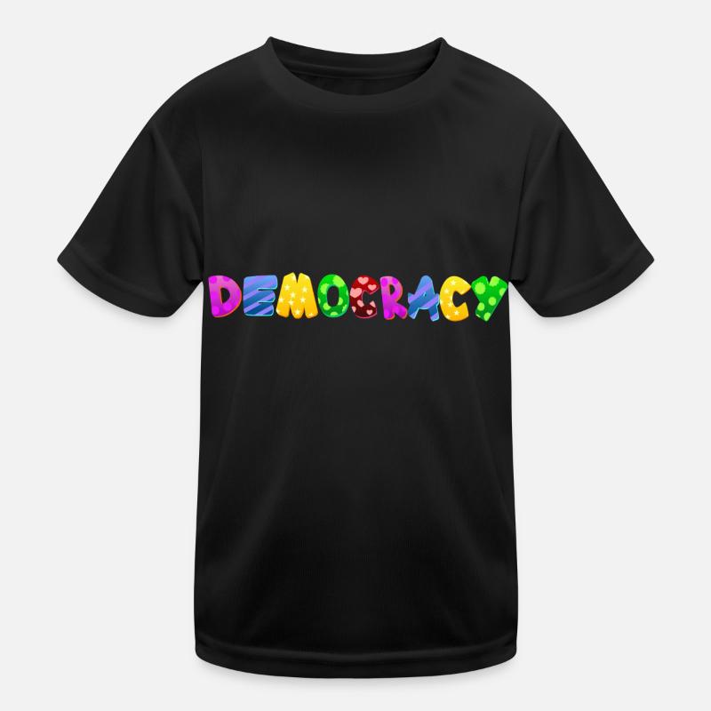 Stop AfD against right, democracy, diversity, left Kids Functional T-Shirt