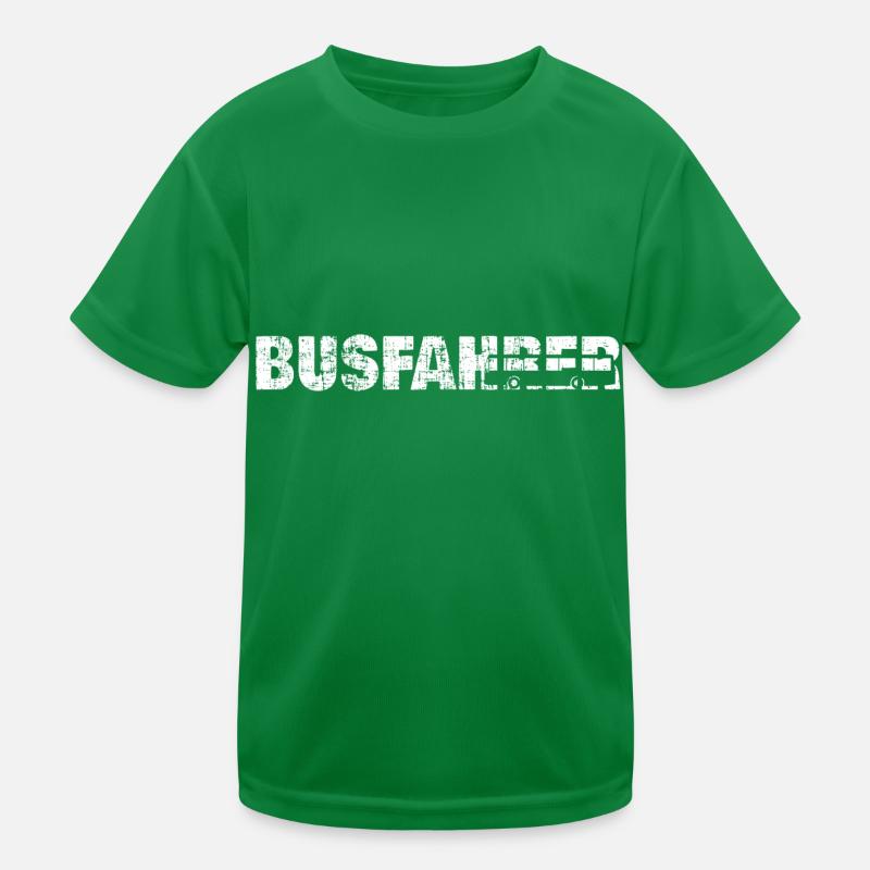 busfahrer design Kinder Funktions-T-Shirt