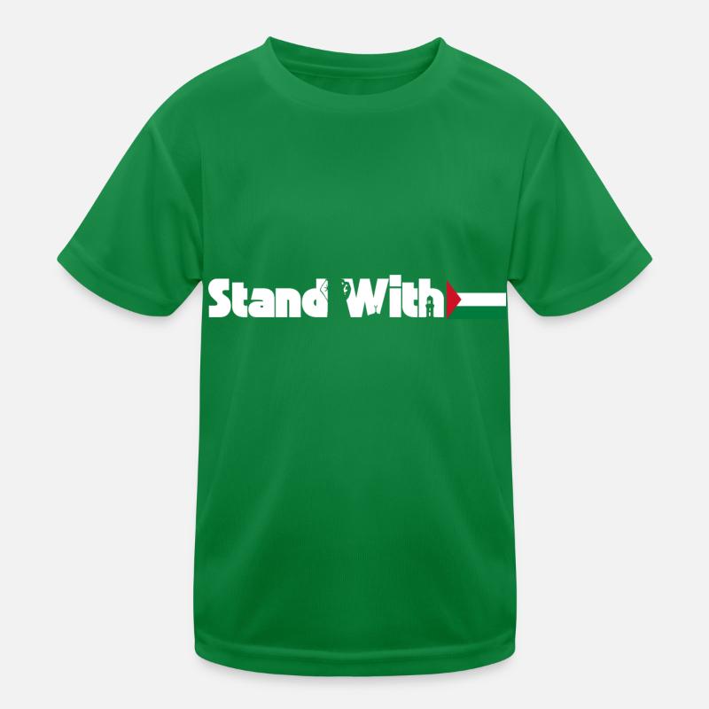 An der Seite Palästinas Kinder Funktions-T-Shirt