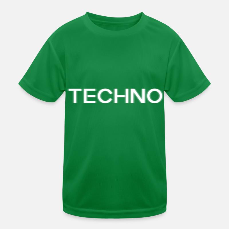 Conception techno T-shirt sport Enfant
