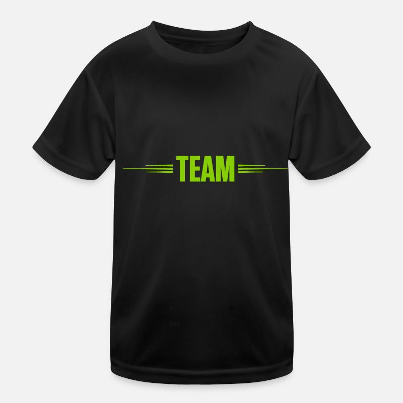 team strich Kinder Funktions-T-Shirt