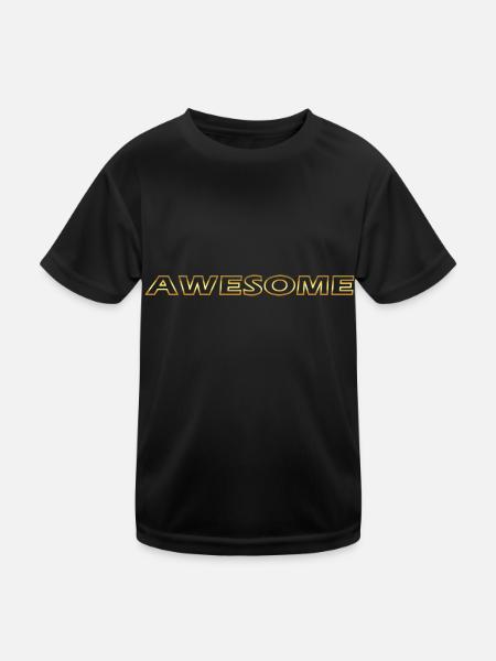 Awesome Gift - Kids Functional T-Shirt - black - Front