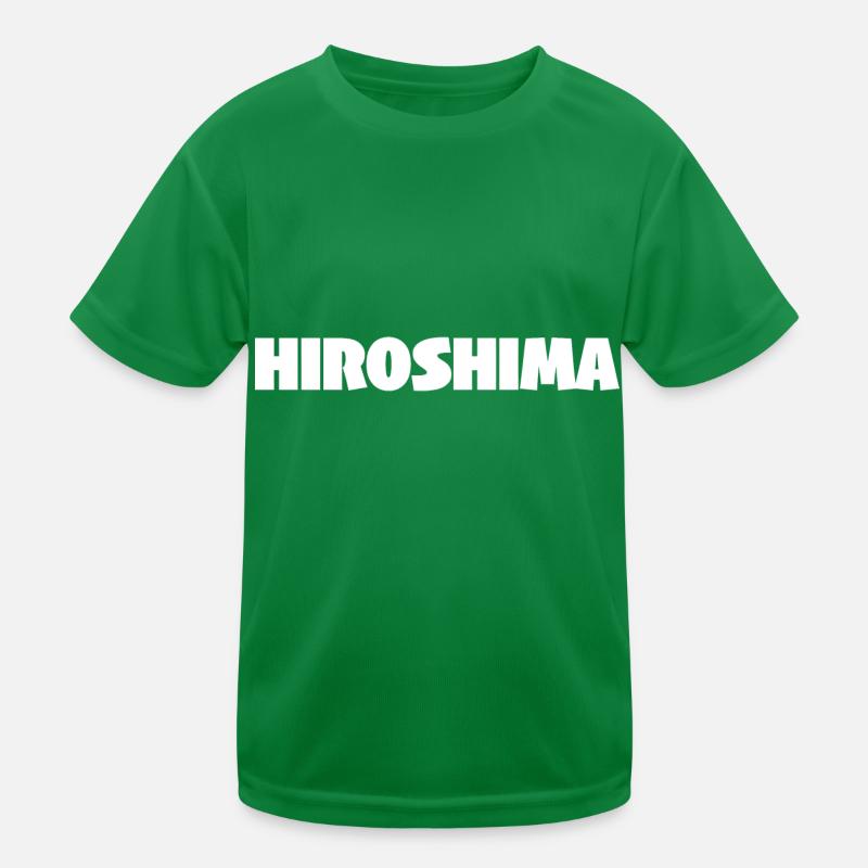 HIROSHIMA WHITE Kids Functional T-Shirt