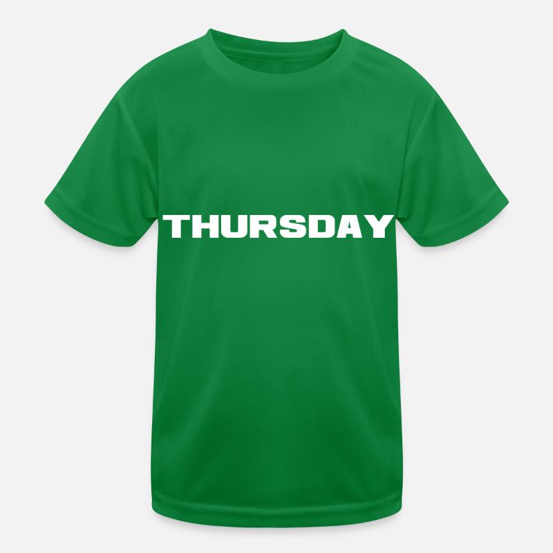 Donnerstag Kinder Funktions-T-Shirt