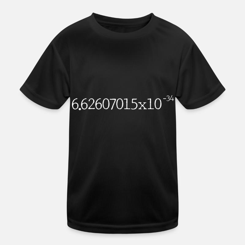Constante de Planck Quantum d’action de Planck T-shirt sport Enfant