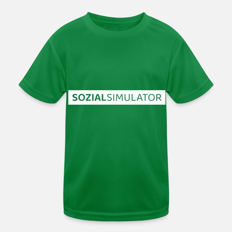 SOZIALSIMULATOR Kinder Funktions-T-Shirt