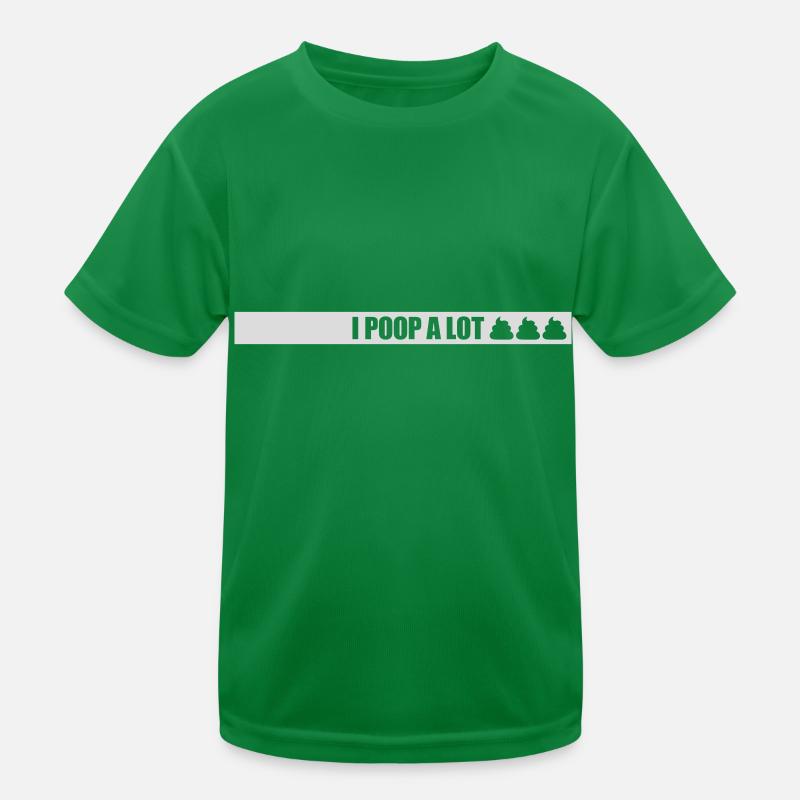 I poop a lot Kids Functional T-Shirt