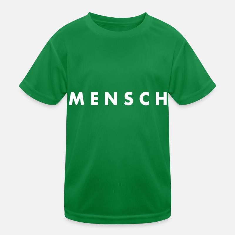 Mensch Kinder Funktions-T-Shirt