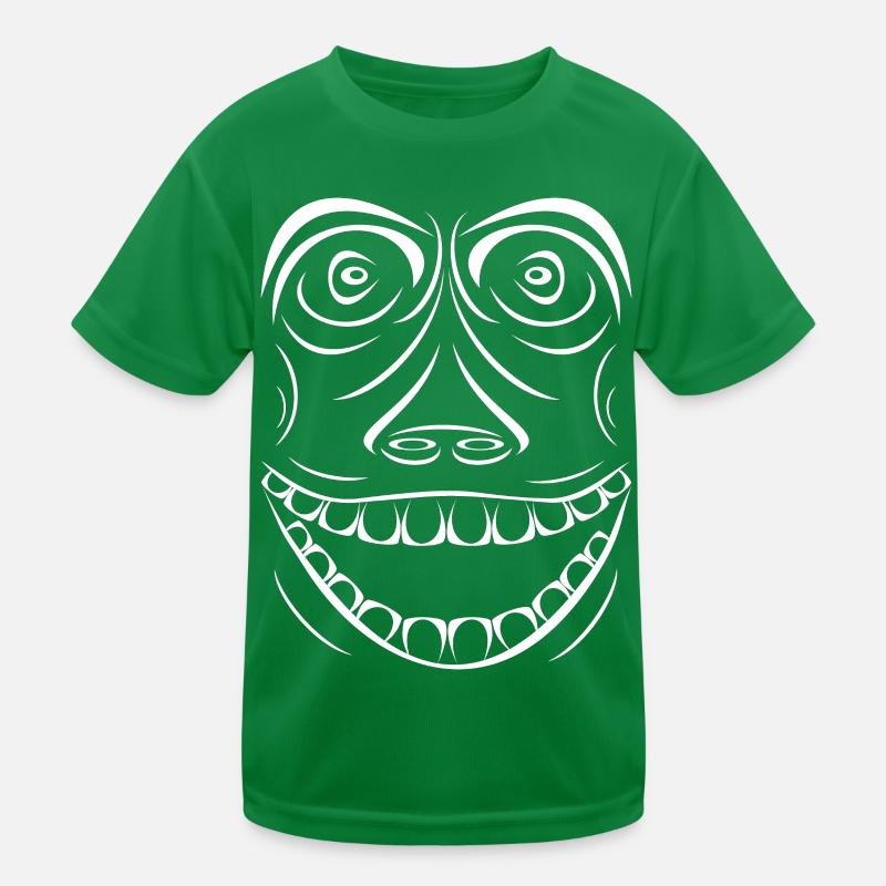Funny monkey without smallpox Kids Functional T-Shirt
