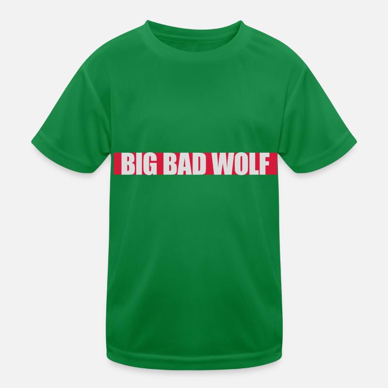 big bad wolf quote Kids Functional T-Shirt
