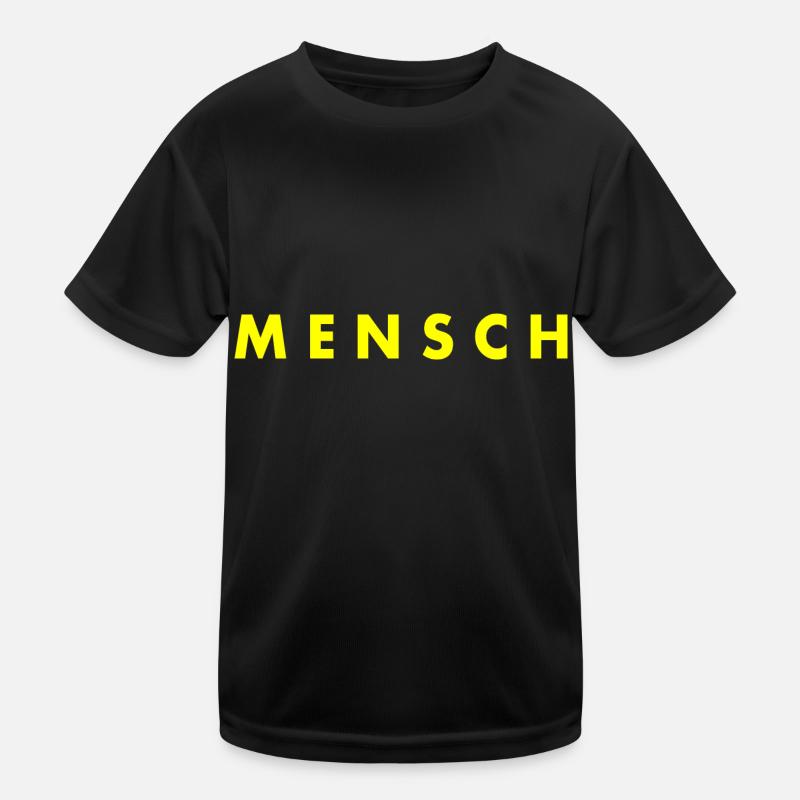 Mensch Kinder Funktions-T-Shirt