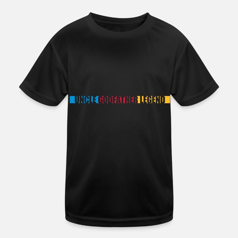 Uncle Godfather Legend Quote Kids Functional T-Shirt