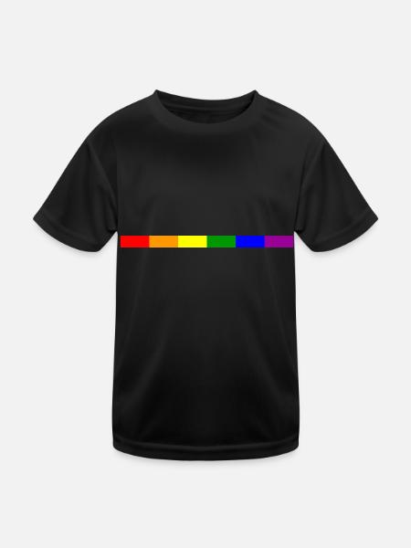 stylish re-bending - Kids Functional T-Shirt - black - Front