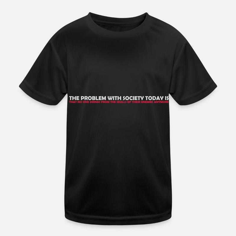 drinks from enemies skulls Kids Functional T-Shirt