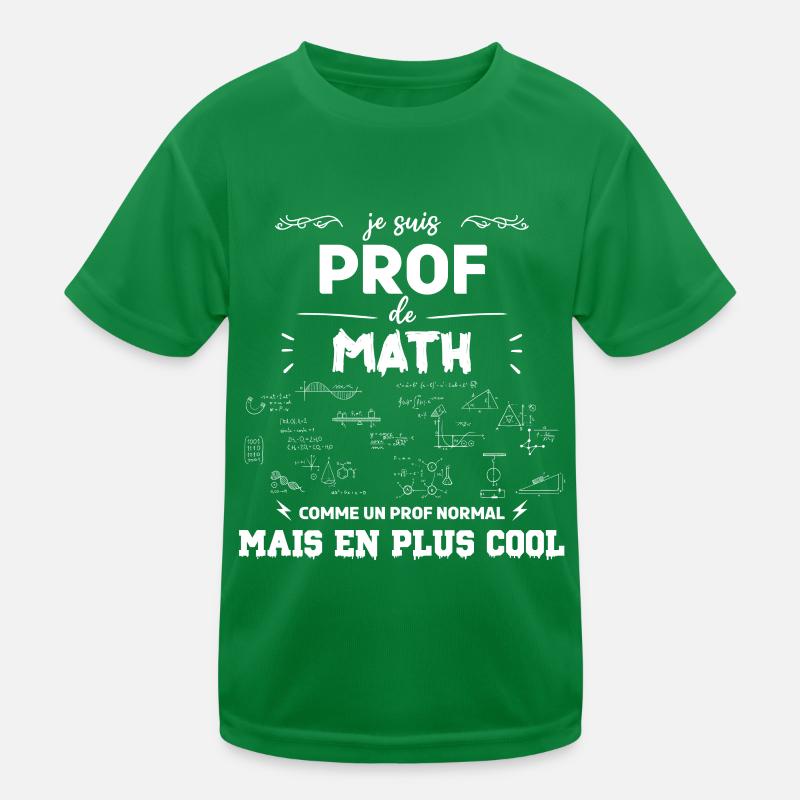 je suis prof de maths T-shirt sport Enfant