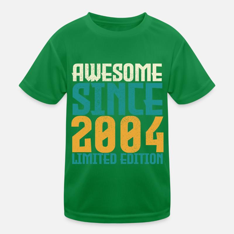 Awesome Since 2004 limited edition. Kids Functional T-Shirt